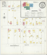 Elkton Kentucky 1909 - Fire Insurance Index - Old Map Reprint