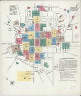 Lexington Kentucky 1901 - Fire Insurance Index - Old Map Reprint