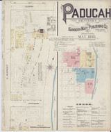 Paducah Kentucky 1885 - Fire Insurance Index - Old Map Reprint