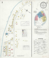 Pikeville Kentucky 1932 - Fire Insurance Index - Old Map Reprint