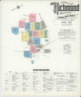 Richmond Kentucky 1912 - Fire Insurance Index - Old Map Reprint