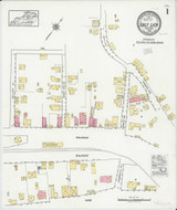 Salt Lick Kentucky 1920 - Fire Insurance Index - Old Map Reprint