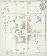 Springfield Kentucky 1893 - Fire Insurance Index - Old Map Reprint
