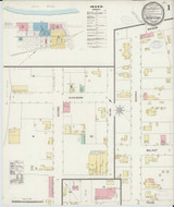 Uniontown Kentucky 1897 - Fire Insurance Index - Old Map Reprint