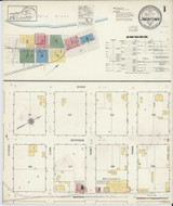 Uniontown Kentucky 1916 - Fire Insurance Index - Old Map Reprint