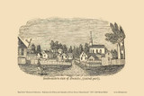 Brewster, Massachusetts 1839 - John Warner Barber Landscape View Reprint