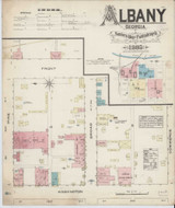 Albany Georgia 1885 - Fire Insurance Index - Old Map Reprint