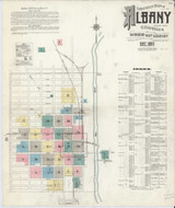 Albany Georgia 1911 - Fire Insurance Index - Old Map Reprint
