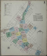 Atlanta Georgia 1886 - Fire Insurance Index - Old Map Reprint