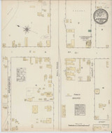 Blackshear Georgia 1885 - Fire Insurance Index - Old Map Reprint
