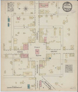 Carrollton Georgia 1885 - Fire Insurance Index - Old Map Reprint