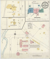 Cave Springs Georgia 1911 - Fire Insurance Index - Old Map Reprint