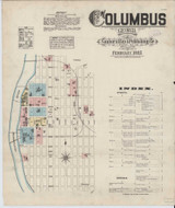 Columbus Georgia 1885 - Fire Insurance Index - Old Map Reprint