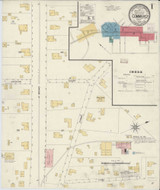 Commerce Georgia 1908 - Fire Insurance Index - Old Map Reprint