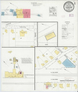Conyers Georgia 1909 - Fire Insurance Index - Old Map Reprint