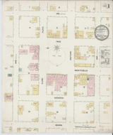 Covington Georgia 1890 - Fire Insurance Index - Old Map Reprint
