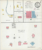 Covington Georgia 1901 - Fire Insurance Index - Old Map Reprint