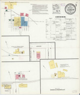 Covington Georgia 1909 - Fire Insurance Index - Old Map Reprint