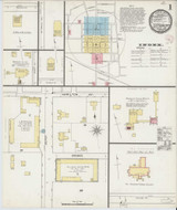 Cuthbert Georgia 1895 - Fire Insurance Index - Old Map Reprint