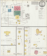 Cuthbert Georgia 1900 - Fire Insurance Index - Old Map Reprint