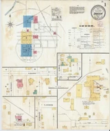 Dawson Georgia 1905 - Fire Insurance Index - Old Map Reprint