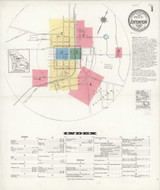 Eatonton Georgia 1921 - Fire Insurance Index - Old Map Reprint