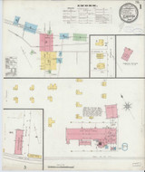 Elberton Georgia 1898 - Fire Insurance Index - Old Map Reprint