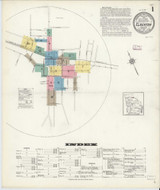 Elberton Georgia 1913 - Fire Insurance Index - Old Map Reprint