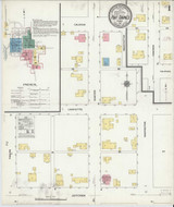 Fort Gaines Georgia 1911 - Fire Insurance Index - Old Map Reprint