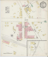 Fort Valley Georgia 1890 - Fire Insurance Index - Old Map Reprint