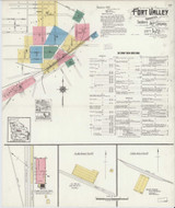 Fort Valley Georgia 1920 - Fire Insurance Index - Old Map Reprint