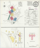 Gainesville Georgia 1909 - Fire Insurance Index - Old Map Reprint