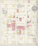 Greenville Georgia 1913 - Fire Insurance Index - Old Map Reprint