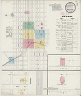Griffin Georgia 1895 - Fire Insurance Index - Old Map Reprint