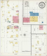 Hartwell Georgia 1908 - Fire Insurance Index - Old Map Reprint