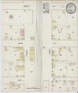 Jesup Georgia 1889 - Fire Insurance Index - Old Map Reprint