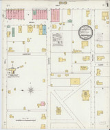 Jonesboro Georgia 1900 - Fire Insurance Index - Old Map Reprint