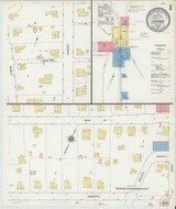 Lavonia Georgia 1911 - Fire Insurance Index - Old Map Reprint