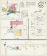 Millen Georgia 1917 - Fire Insurance Index - Old Map Reprint