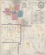 Millen Georgia 1940 - Fire Insurance Index - Old Map Reprint