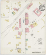 Montezuma Georgia 1890 - Fire Insurance Index - Old Map Reprint