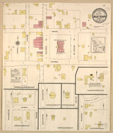 Mount Vernon Georgia 1913 - Fire Insurance Index - Old Map Reprint