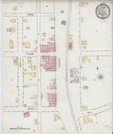 Palmetto Georgia 1895 - Fire Insurance Index - Old Map Reprint
