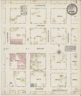 Quitman Georgia 1885 - Fire Insurance Index - Old Map Reprint