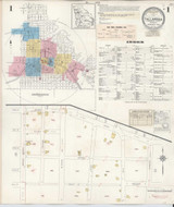 Tallapoosa Georgia 1939 - Fire Insurance Index - Old Map Reprint