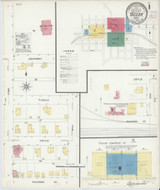 Toccoa Georgia 1908 - Fire Insurance Index - Old Map Reprint