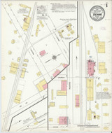 Vienna Georgia 1912 - Fire Insurance Index - Old Map Reprint