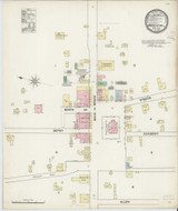 Warrenton Georgia 1890 - Fire Insurance Index - Old Map Reprint