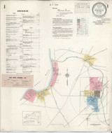 Angola New York 1944 - Fire Insurance Index - Old Map Reprint
