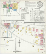 Attica New York 1917 - Fire Insurance Index - Old Map Reprint
